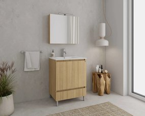 Комплект за баня Drop Delta 60-Светло естествено