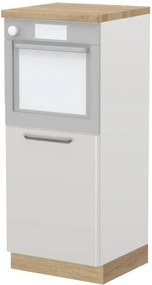 Висок подов шкаф за фурна Modena K14-60-1KR-White - Gray light