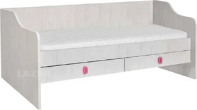 Легло Нумеро за матрак 90/200 см с две чекмеджета