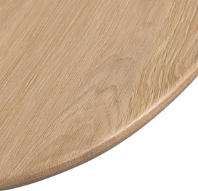 Трапезна маса с дъбова дървена плоскост 100x220 cm Tablo – WOOOD