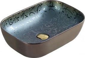 Mexen Rita мивка за плот 45 x 32 см, зелена - 21084556