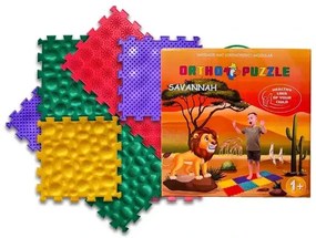 Модулен килим за игра Ortho Puzzle - Микс - Савана