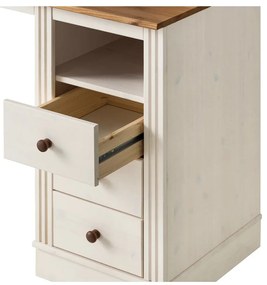 Работна маса с боров плот 50x140 cm Anita – Støraa