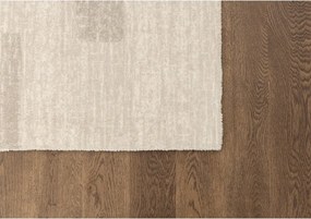 Бежов вълнен килим 160x240 cm Agnus Brush Lines – Agnella