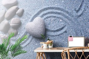 Фототапет – Сърце от камък на пясък