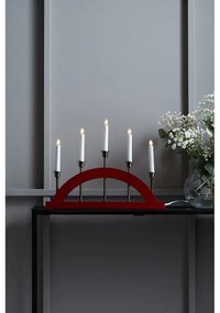 Червена коледна светлинна украса Bridge – Markslöjd