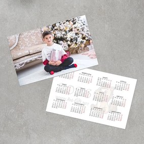 Джобни календарчета Хоризонтални, 12 броя