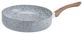 Тиган Oliver Voltz Siena OV51319J28D, 28 см, Дълбок, Мраморно покритие, Индукция, Сив