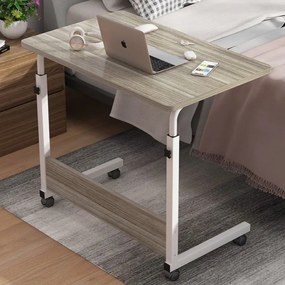 Мобилна масичка за лаптоп, таблет или книга 80 x 40 cm Кафяво