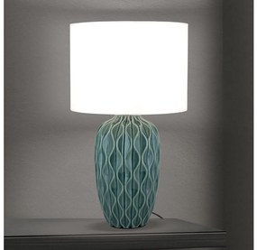 Orion - Настолна лампа TORTUGA 1xE27/40W/230V зелена/бяла