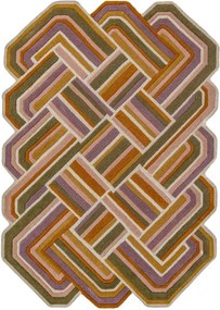 Ръчно изработен вълнен килим 140x200 cm Lattice Shaped – Flair Rugs