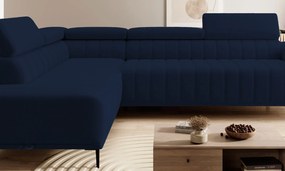 Ъглов диван Елизия-син-десен