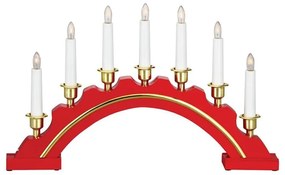 Червен свещник, височина 28 cm Celine - Markslöjd