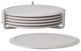 Светлосиви силиконови подложки в комплект от 6 броя с поставка Singles - Zone