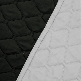 Черно-сива двустранна покривка за легло от микрофибър , 220 x 240 cm Axel - DecoKing