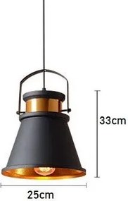 Лампа  ASTI AAA APP176-3CP Black/Gold