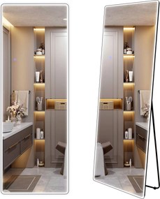 Огледало LED Classico 60x170cm Black