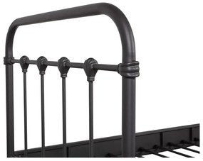 Черно единично легло с решетка 90x200 cm Moos - WOOOD