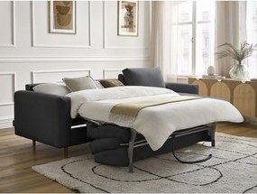 Черен ъглов диван Cocoone – Bobochic Paris