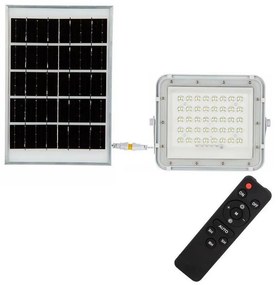 LED Екстериорен соларен прожектор LED/6W/3,2V IP65 6400K бял + д.у.