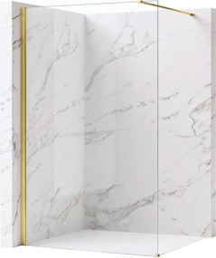 Параван за душ Rea Flexi Transparent / Gold 90