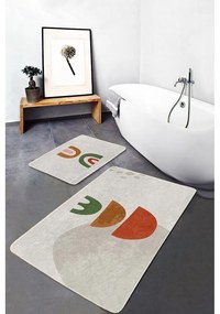 Бежови килими за баня в комплект 2 бр. 60x100 cm – Mila Home