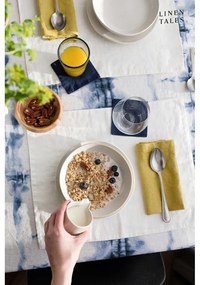 Бяла ленена подложка, 35 x 45 cm - Linen Tales