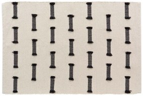 Кремав килим подходящ за пране 50x80 cm Juline – douceur d'intérieur