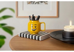 Жълта керамична бебешка чаша 530 ml Head - LEGO®
