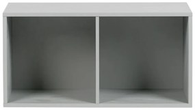 Сив модулен шкаф за книги от борова дървесина 81x41 cm Vt - vtwonen