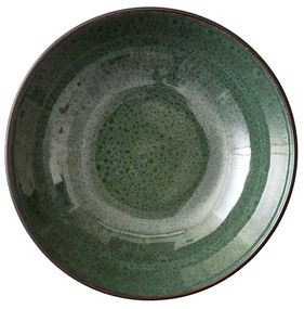 Зелена/черна глинена купа ø 30 cm Gastro Green/Black – Bitz