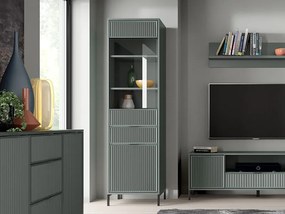 шкаф-витрина с една стъклена врата и чекмедже LINKaSTYLE LS-5