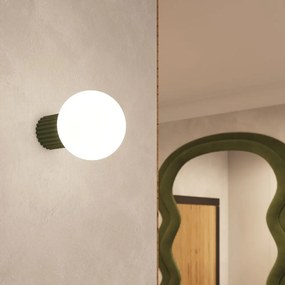 Зелена стенна лампа ø 12 cm Orbital – Sollux