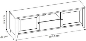 TV шкаф Nostice 2D1S