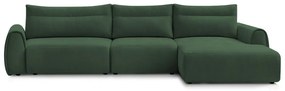 Тъмнозелен ъглов диван Aden – Bobochic Paris