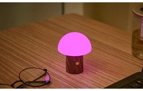 LED настолна лампа в бял и тъмно естествен цвят (височина 7 cm) Alice Mushroom – Gingko