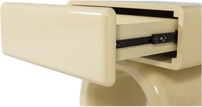 Светложълто гланцово нощно шкафче Zorel – WOOOD