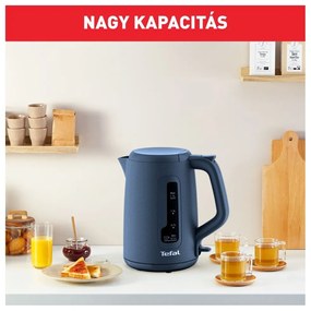 Тъмносиня пластмасова електрическа кана 1,7 l KO2M0410 – Tefal