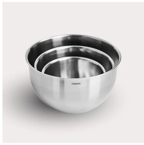 Купи от неръждаема стомана в сребрист цвят в комплект от 3 бр. ø 24 cm Lucca 3.0 – FABINI