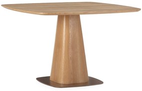 Трапезна маса от декор от дъб 120x120 cm Etel – MOME