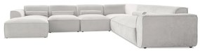 Кремав ъглов диван (десен ъгъл/"U" форма) Flex Felix – Miuform