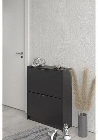 Черна накланяща се стойка за обувки Shoes – Tvilum