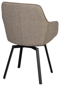 Бежови тапицирани трапезни столове в комплект 2 бр. Alison – Rowico