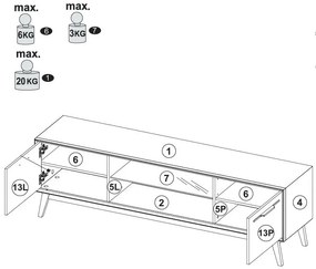 ТВ шкаф Chervil