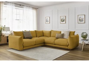 Жълт ъглов диван Ernest – Bobochic Paris