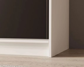 Гардероб Belfast 120 плъзгащ се-Leuko-Мауро