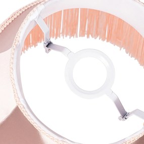 Текстилен абажур розов 30/18/26 - Granny