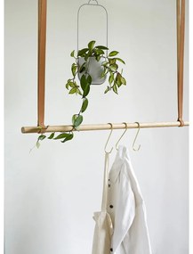 Комплект от 2 светлосиви висящи железни саксии Juro Lotus - Hübsch