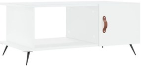 829460 vidaXL Кафе маса, бяла, 90x50x40 см, инженерно дърво