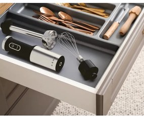 Пасатор, чопър и миксер 3в1 AENO AHB0004B, 1200W, 0.5 л, 18 степени, Турбо, DC мотор, Черен/инокс